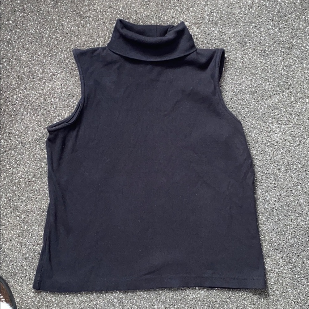 Black soft turtle neck